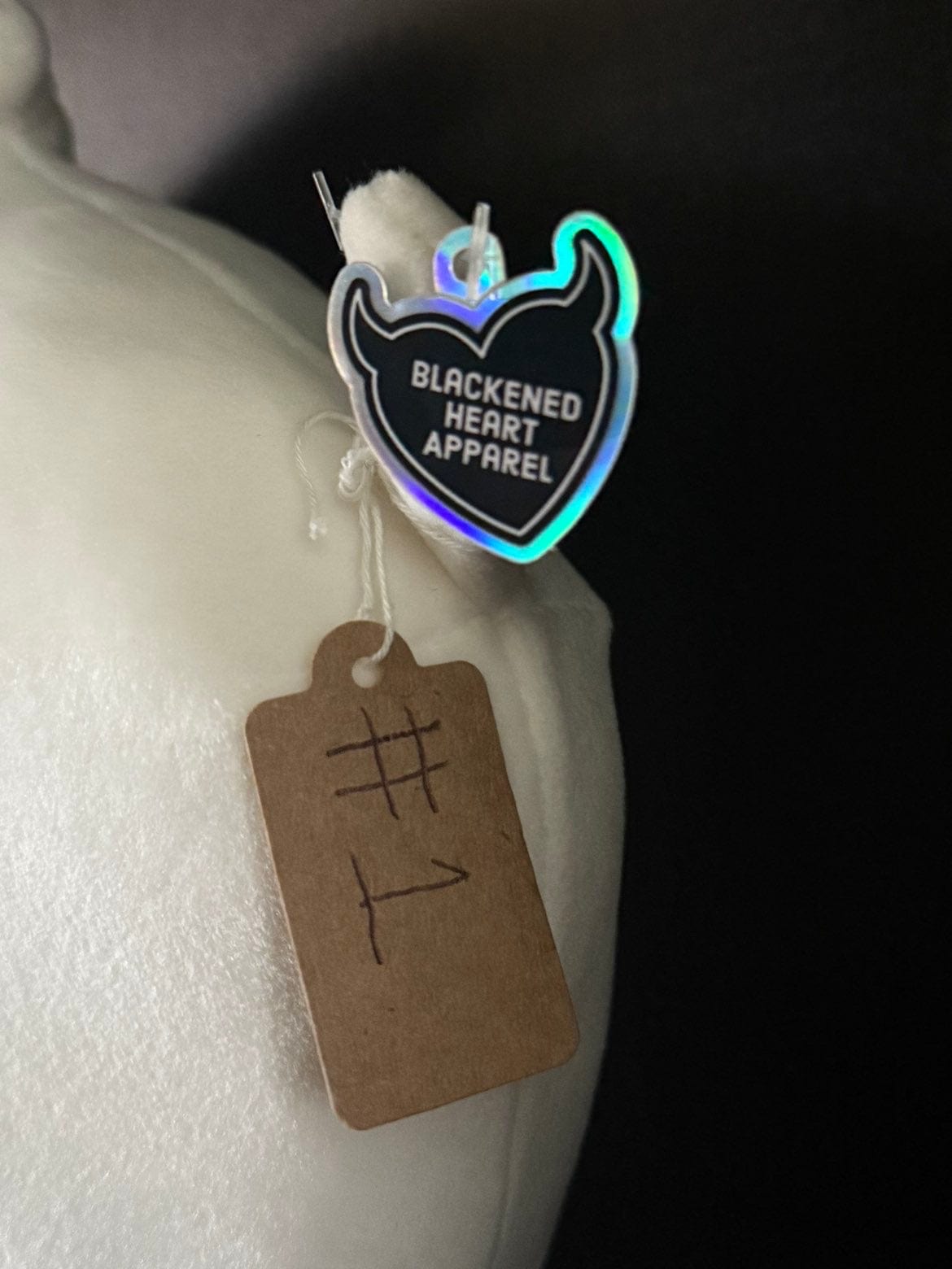 BLACKENED HEART LTD Ghost Plushie – Limited Halloween 2025 Release