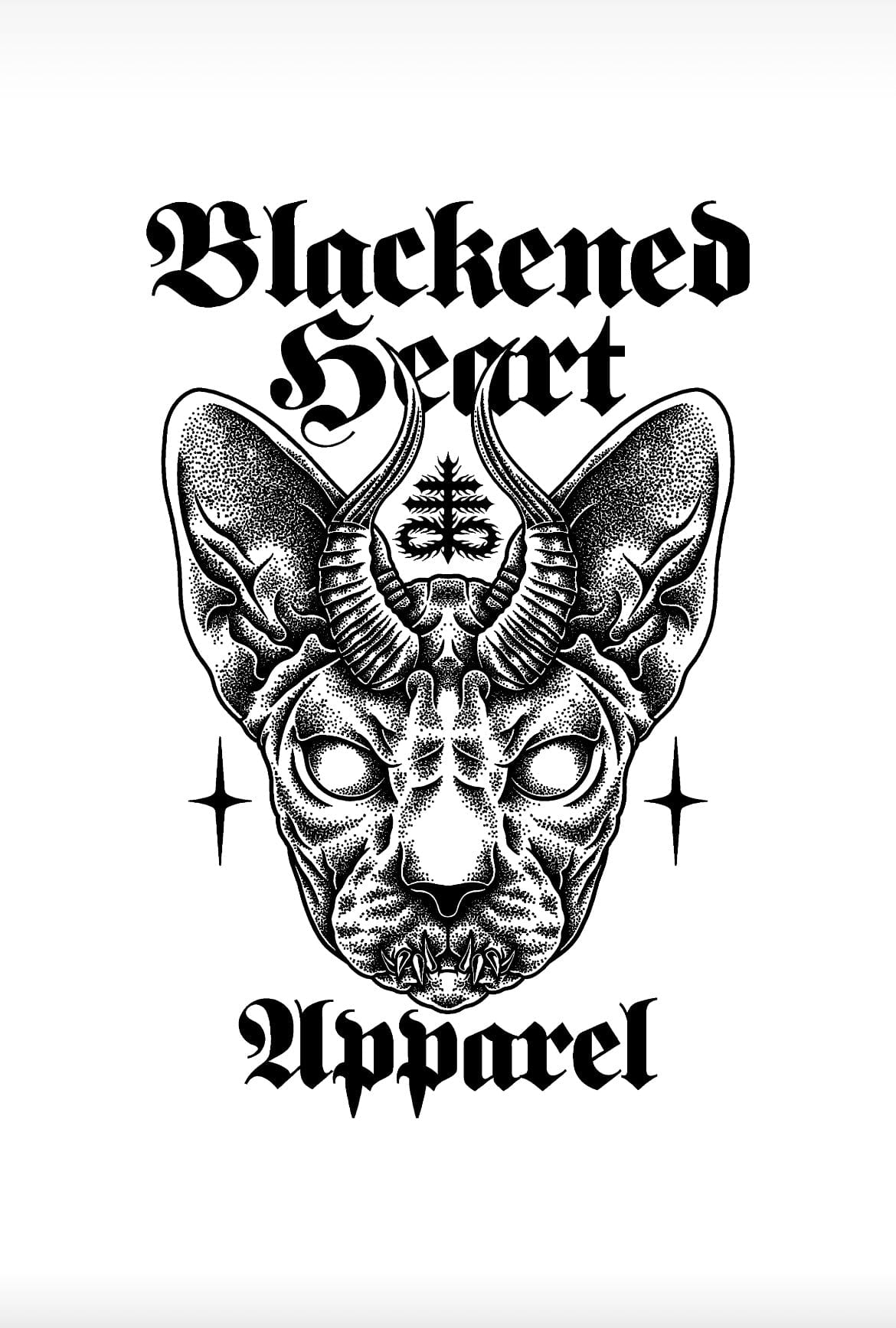 BLACKENED HEART LTD Jinxx - Arctic White Tee