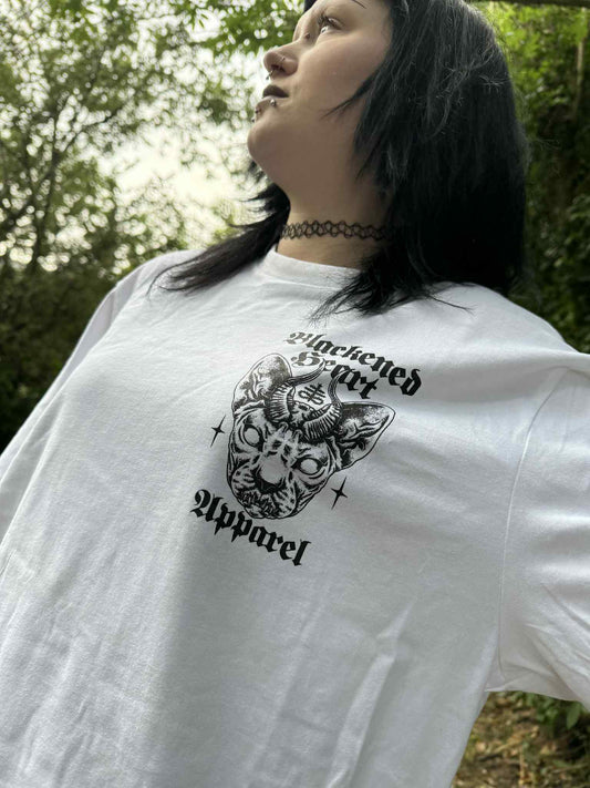BLACKENED HEART LTD Jinxx - Arctic White Tee