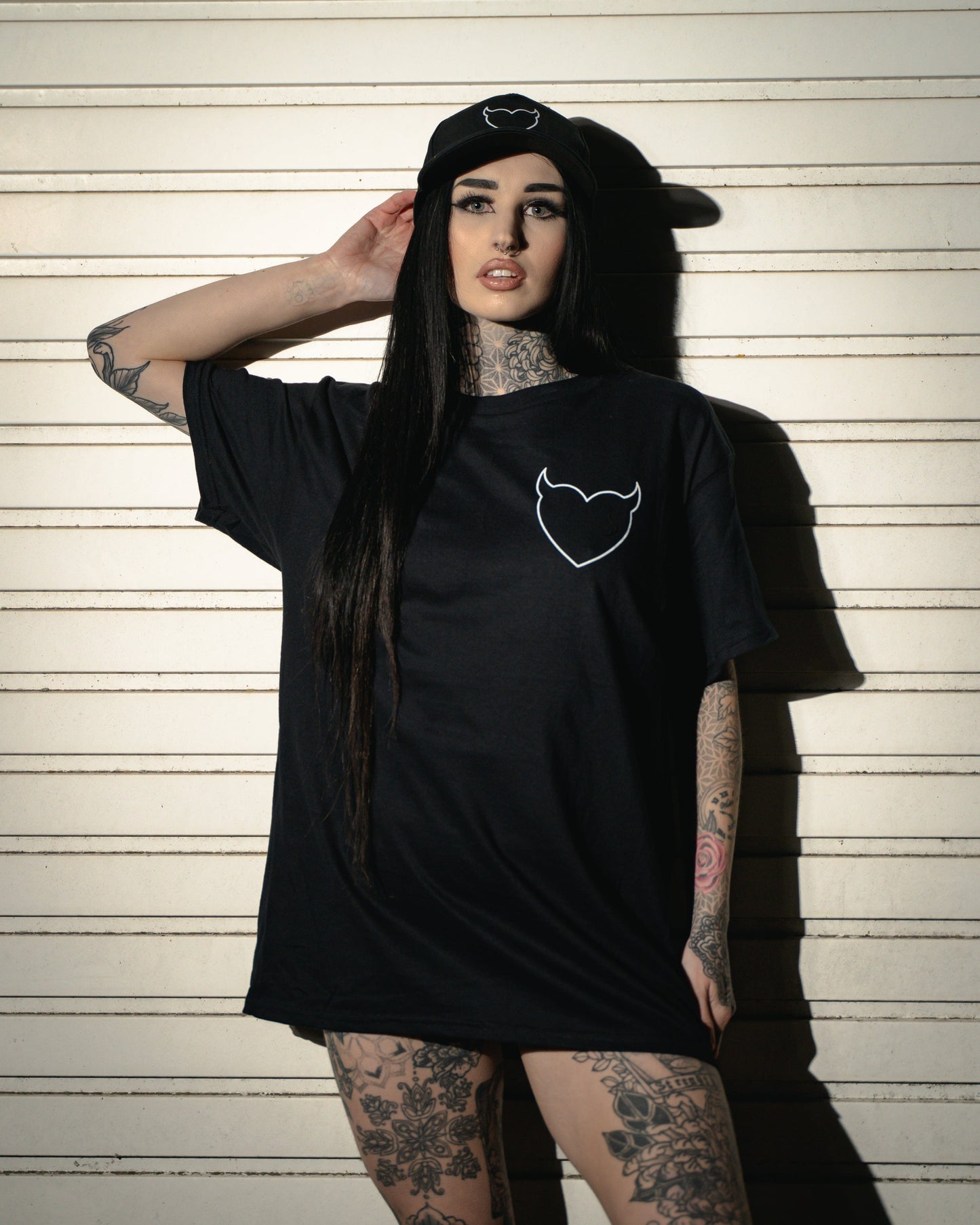 BLACKENED HEART LTD Signature Logo Tee