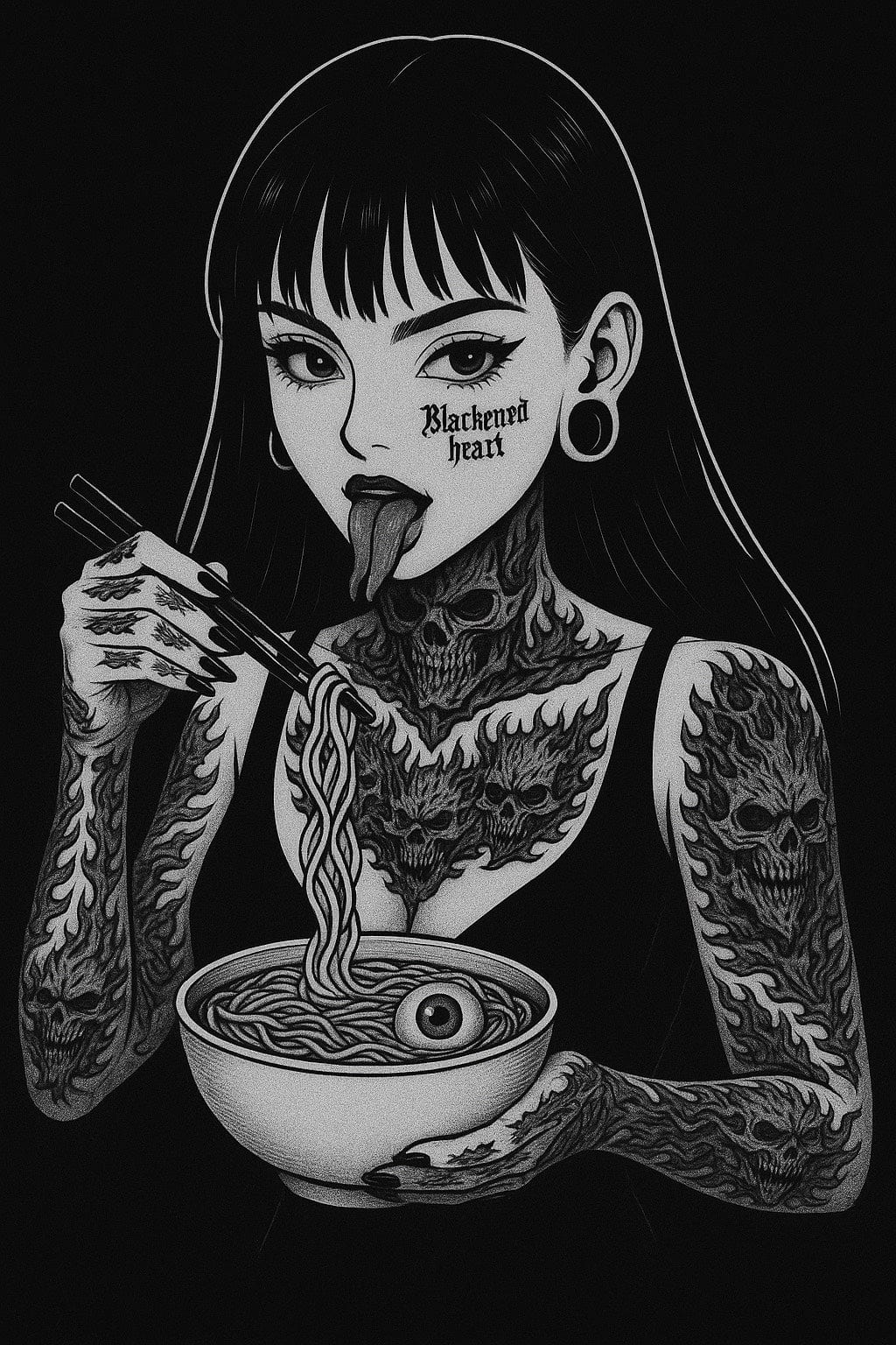 BLACKENED HEART LTD Succubus - T-shirt (180GSM)