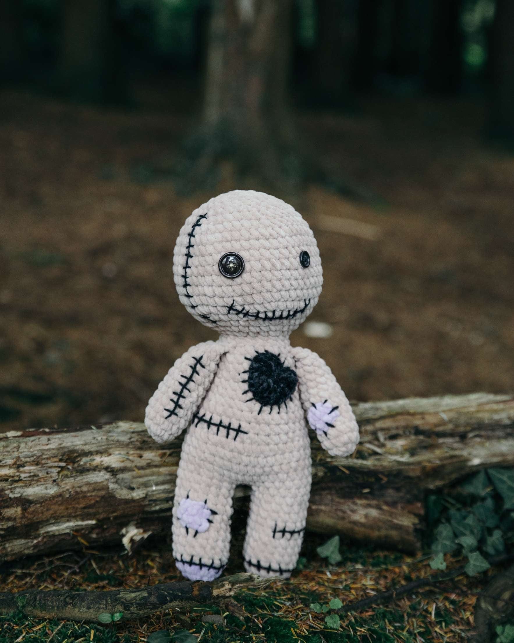 Blackened Heart Plushy Voodoo Doll Mascot