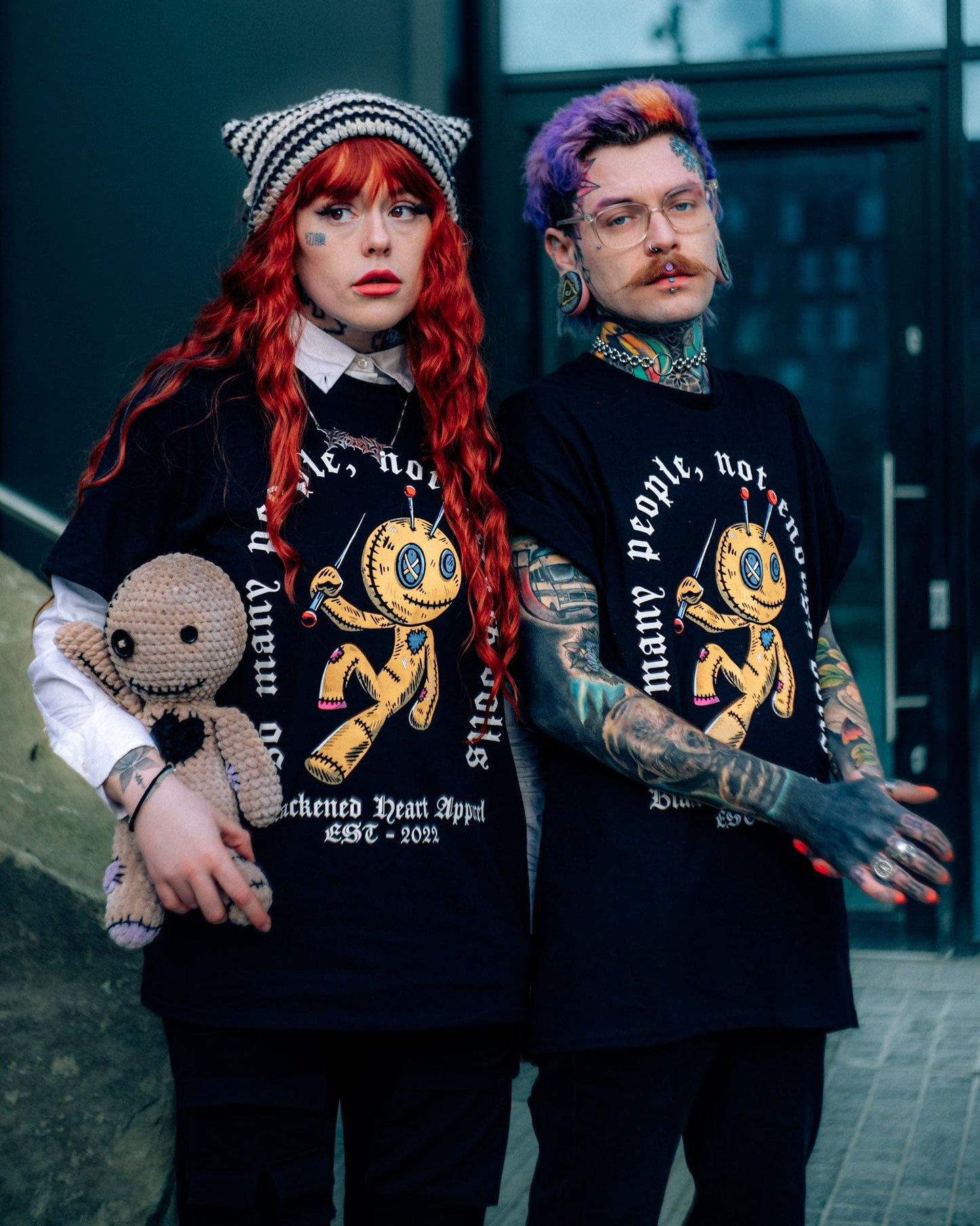 Blackened Heart Tee Voodoo Doll Tee